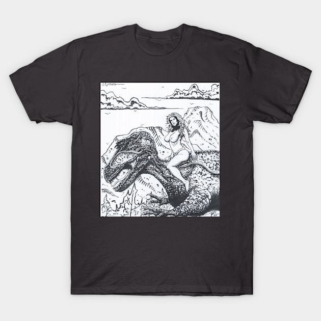 Prehistoric Beauty T-Shirt by BigClintYeager